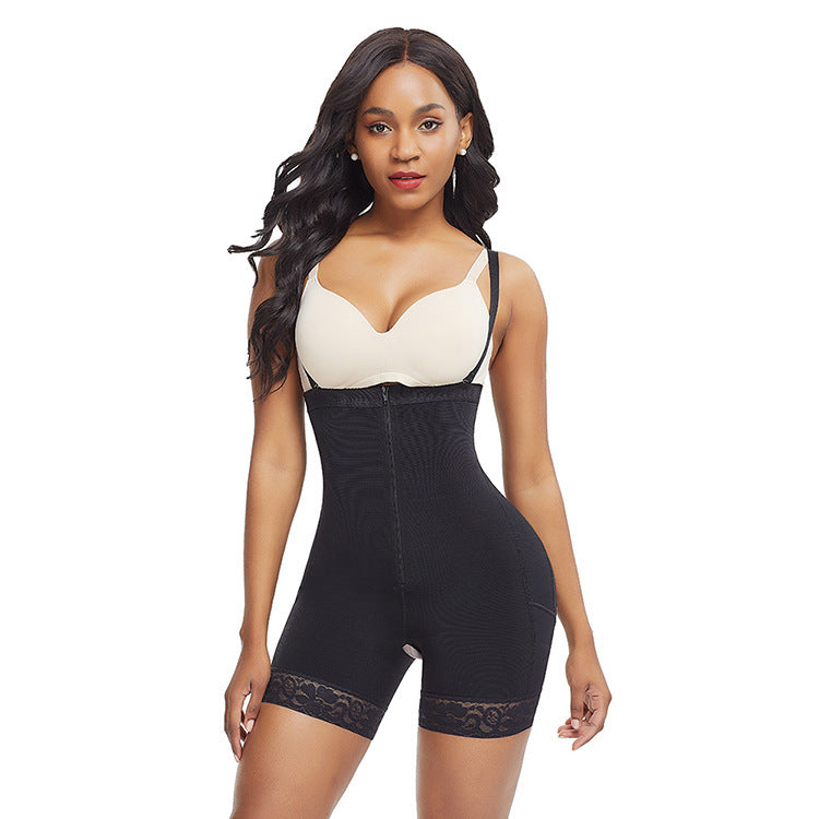 Non-slip Waist Double Elastic Hip Shaping Breathable Mesh Hip Lift Belly Pants